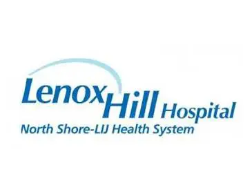 A logo of lenox hill hospital for the north shore-liu health system.