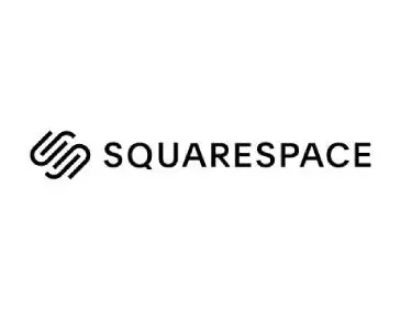 A black and white logo of squarespace.